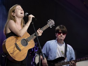 Stacey Ryan performs a free concert as part of the Montreal International Jazz Festival on Tuesday, July 5, 2022.