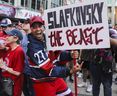 Pierre-Marc Pelletier was overjoyed when the Montreal Canadiens announced Juraj Slafkovsky as the top pick in the NHL Draft in Montreal on Thursday, July 7, 2022. Other fans around him were more subdued, as many expected him to Shane Wright was chosen.