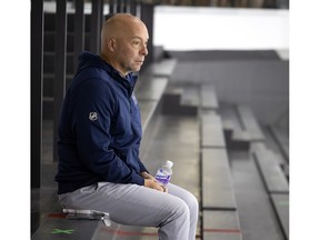 General manager Kent Hughes during the Montreal Canadiens training camp, at the Bell Sports Complex in Brossard on July 11, 2022.