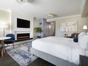 The 124 on Queen Hotel and Spa includes a posh new wing of larger rooms and suites.
