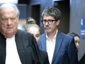 Former Parti Québécois leader André Boisclair at the Montreal Courthouse in July.