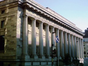 The Quebec Court of Appeals building in Old Montreal.  Media lawyers, including the Montreal Gazette, argued that the censorship in the recent secret trial was 