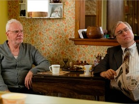 Malcolm McDowell, left, plays Pop and series co-creator Mark Critch plays his own father in Son of a Critch.