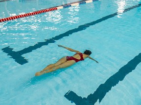 It can take a while to get the hang of working up a sweat in the water, but once it clicks, you’ll end up spending more time in the pool than the gym.