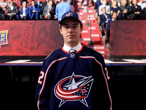 Jordan Dumais was selected by the Columbus Blue Jackets in third round of the 2022 Upper Deck NHL Draft at Bell Centre on July 08.