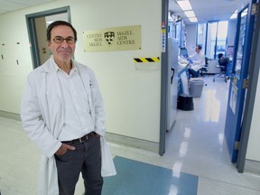 Mark Wainberg, who was a key figure in the development of HIV therapeutics, poses at the McGill University AIDS Centre in the Jewish General Hospital in 2013.