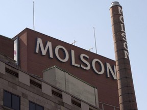 The Molson Coors brewery is seen in Montreal on June 3, 2015.
