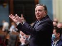 During much of the pandemic Premier François Legault was able 