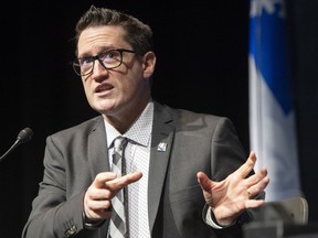 Quebec Environment Minister Benoit Charette.