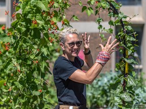 “My goal is to create an immersive experience of connectedness with nature,” says Andrea Tremblay, who founded the mind·heart·mouth urban garden on Concordia’s Loyola campus in 2019.