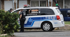 A man suspected of killing three people was shot by police in Montreal Aug. 4, 2022.