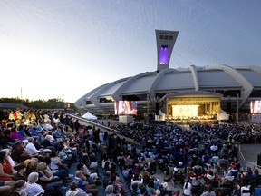Rafael Payare and the OSM perform at the Olympic Park, in Montreal Wednesday, August 10, 2022.