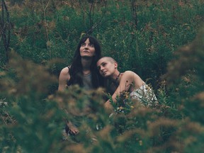 Larissa Corriveau, left, and Aude Mathieu co-star in Denis Côté’s new film Un été comme ça.