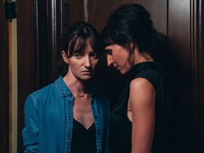 Larissa Corriveau, left, and Laure Giappiconi co-star in Denis Côté's new film Un été comme ça.