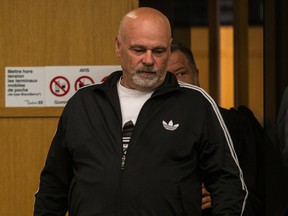 Sergio Piccirilli leaves the Laval courthouse in September 2015.