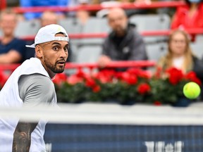"I know physically and mentally I'm not as fresh as I would like," Nick Kyrgios said Tuesday after he defeated Argentine Sebastian Baez 6-4, 6-4 at the Jarry Tennis Centre in Montreal.