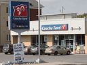 Canadian convenience store giant Alimentation Couche-Tard says high fuel prices and food inflation are affecting customers and increasing sales of its own brand.  A Couche Tard is seen, Tuesday, 20 September 2016 in Deux-Montagnes, Quebec.