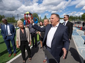 "I guarantee we will stop the decline of French, including in Montreal, but (also) in Quebec in general," Premier François Legault said on Wednesday.