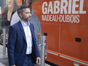 "Quebec City is not a village," Québec solidaire co-spokesperson Gabriel Nadeau-Dubois said Wednesday. "It's the national capital of Quebec. This city deserves a structural transport network. We have to invest. We need, finally, a Quebec government with a vision."