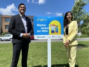 Laval Mayor Stéphane Boyer and Longueuil Mayor Catherine Fournier hosted a housing summit last summer.