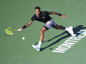 Montreal's Félix Auger-Aliassime had 15 aces and won 92 per cent of the points on his first serve in his win on Thursday.