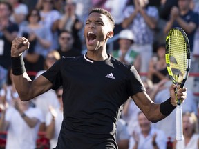 The statistics heavily favored Félix Auger-Aliassime de Montrea in his match against Britain's Cameron Norrie.  Auger-ALiassime went to the net 11 times and won 10 of those points.  He too had 29 winners to only 11 for Norrie.