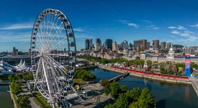 La Grande Roue de Montreal, photographed in August 2022.