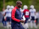 Montreal Alouettes general manager Kavis Reed during training camp at Bishop's University in Lennoxville on May 29, 2017.
