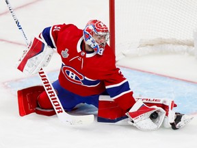 Canadiens goalie Carey Price went 1-and-4 with a .878 save percentage and a 3.63 goals-against-average last season.