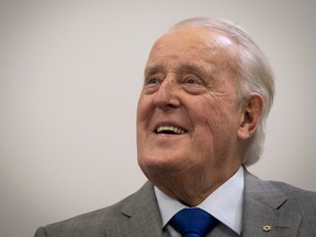 Former Canadian Prime Minister Brian Mulroney  on Tuesday August 23, 2022.