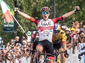 The Grand Prix Cycliste de Montréal returned to the city on Sunday, Sept. 11, 2022. Team UAE Emirates Tadej Pogacar won the event with a time of 5:59:38 over the 18 lap, 221.4 km circuit.