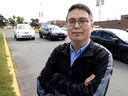 The city of Montreal has refused to comply with an order to pay Xue Yong Qiao $20,000 in moral damages after a racial profiling incident by Montreal police. The case will now be heard by the Quebec Human Rights Tribunal in January. Xue Yong Qiao is seen in Montreal on Friday, Sept. 16, 2022.