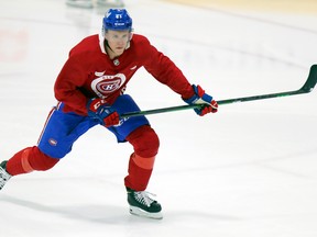 “I can't wait to play," said defenceman Kaiden Guhle after the Montreal prospect practised Saturday, Sept. 17, 2022, in Buffalo before Sunday's 2022 Prospects Challenge against the Ottawa Senators. "I wanted to make sure that I was ready because there's a long season coming up. Hopefully, my first professional season."