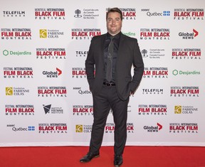 Lovely Jackson director Matt Waldeck on the red carpet on opening night of the Montreal International Black Film Festival and prior to the international premiere of his docudrama, Tuesday, Sept. 20, 2022.