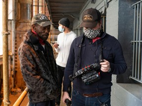 “The fact that I knew I was innocent just kept me going,” says Rickey Jackson, left, with Matt Waldeck, director of Lovely Jackson, which kicks off the 18th Montreal International Black Film Festival.