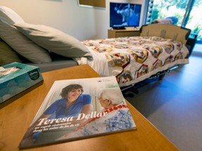 A resident's room at the Teresa Dellar Palliative Care Residence in Kirkland, which has marked its 20th anniversary.