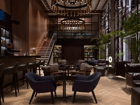 The richly appointed restaurant-bar The Common at the David Kempinski in Tel Aviv offers a menu of robust meat dishes, rare whiskeys and a cigar lounge with a Cohiba atmosphere.