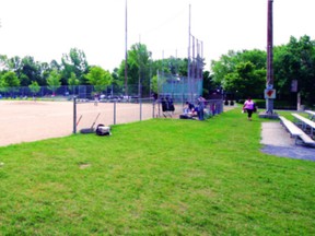 Beaconsfield city council plans to build a new chalet at Beacon Hill Park, pictured is a baseball diamond at the site.