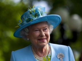 Queen Elizabeth II attends a garden party at Rideau Hall in Ottawa on Wednesday June 30, 2010. The royal couple is on a nine-day tour of Canada.