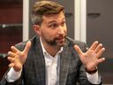 “When I look at Quebec today, what I see is two generations that are afraid to grow old,” Quebec solidaire co-spokesperson Gabriel Nadeau-Dubois told the Montreal Gazette editorial board on Tuesday.