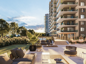 Marquise Condominiums Phase VII’s terrace. PHOTO SUPPLIED.