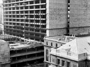 Montreal's courthouse is seen under construction in 1969.