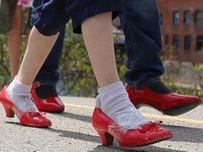 Royal LePage Village is hosting a Walk a Mile in Her Shoes Montreal 2022 on Sunday to raise awareness and funds to prevent domestic violence.