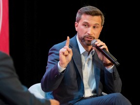 "The real economic question is not to ask what are the risks of acting too quickly, but rather what are the risks of not acting quickly enough — the risks of climate passivity,” Québec solidaire co-spokesperson Gabriel Nadeau-Dubois said yesterday while speaking to the Montreal Chamber of Commerce.