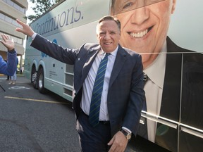 Coalition Avenir Québec Leader François Legault personally intervened to remove an English document from his party's website.