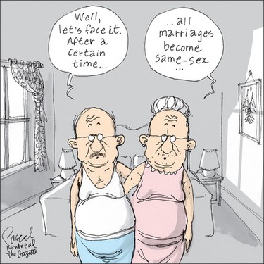 One of Pascal's most popular cartoons on same-sex marriage.