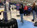 The Stanley Cup was the star attraction in Twillingate, N.L., on Oct. 5, 2022, as part of Kraft Hockeyville celebrations. 