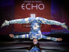 Montreal-based French circus performer Louana Seclet plays the title role of Future in the new Cirque du Soleil show Echo.