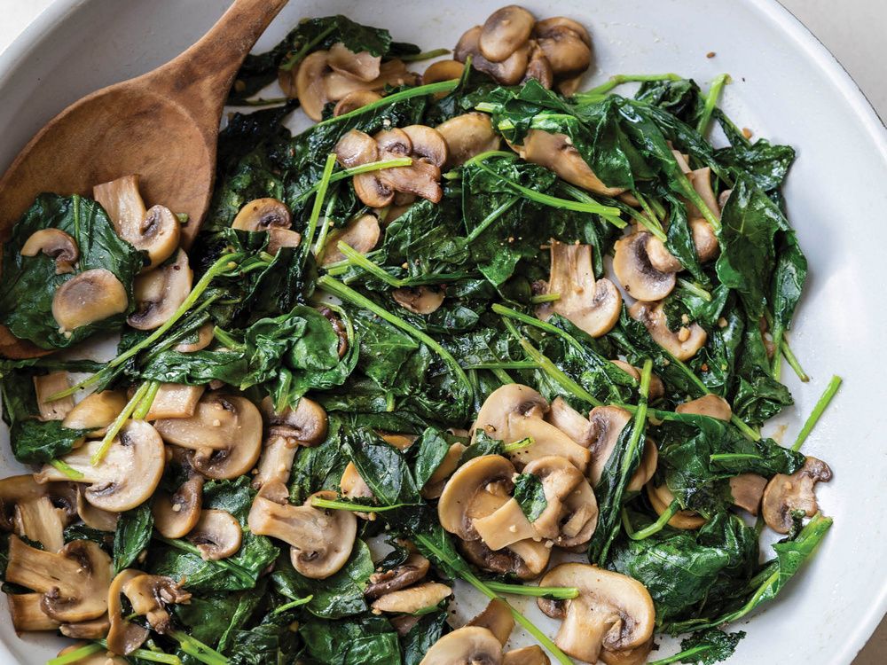 Six O’Clock Solution: Sautéed kale and mushrooms will warm up your ...