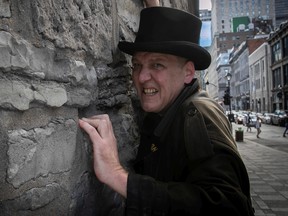 "In Old Montreal, during the Victorian era, there were a lot of statues erected that depicted gruesome events," says Haunted Montreal's Donovan King, on the lookout for spirits near Notre-Dame Basilica.